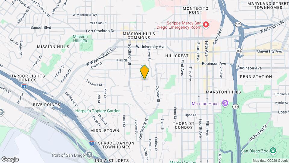 3675 Eagle St Map and Location Details