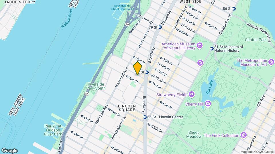 224 W 71st St Map and Location Details