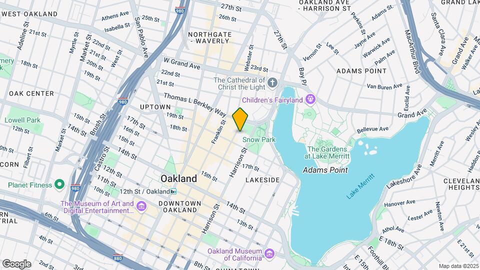 Residences at Lake Merritt Mapa y Detalles de la Ubicación