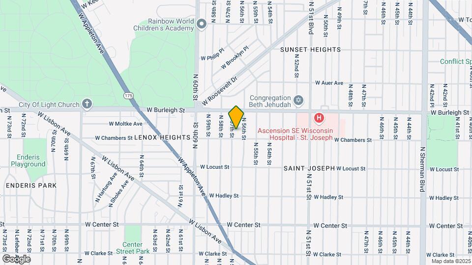 3014 N 57th St Map and Location Details