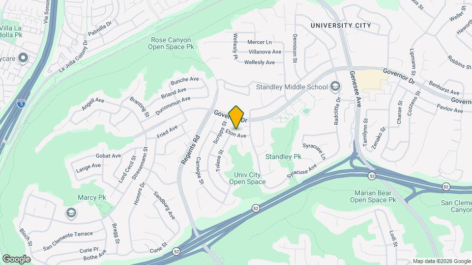 3334 Eton Ave Map and Location Details