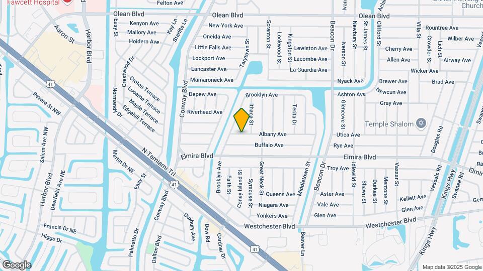 22235 Albany Ave Mapa y Detalles de la Ubicación