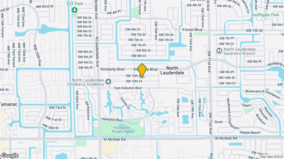 7721 SW 10th Ct Map and Location Details