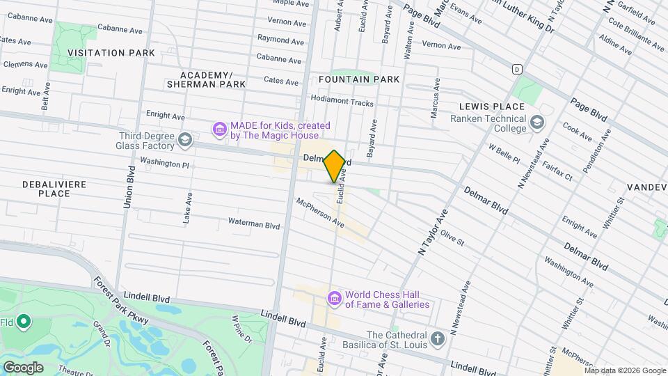 4908 Washington Ave Map and Location Details