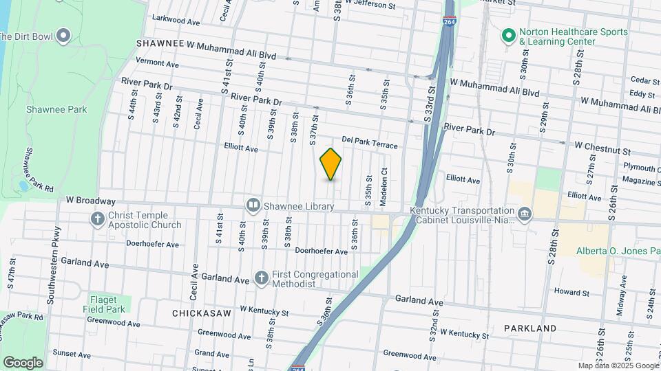 664 Lindell Ave Map and Location Details