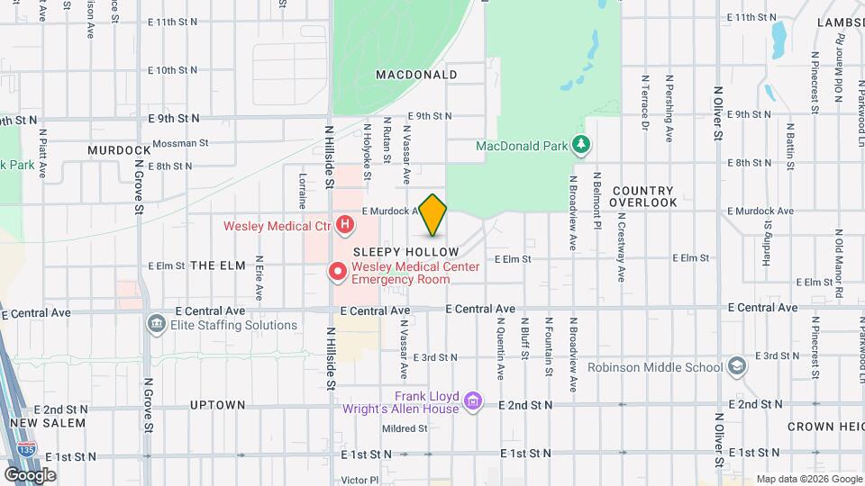 3431 E Pine St Mapa y Detalles de la Ubicación