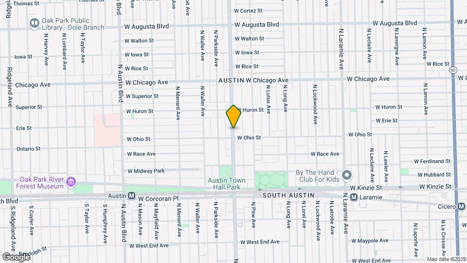 611 N Central Ave Map and Location Details
