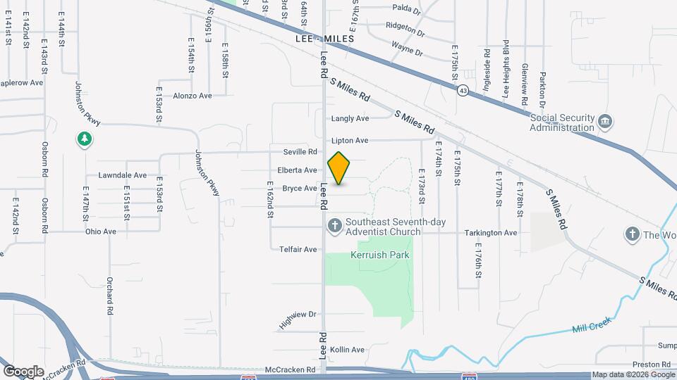 16605 Glenpark Ave Map and Location Details
