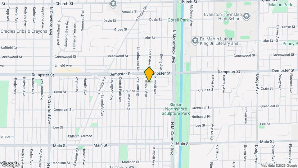 8723 Trumbull Ave, Unit Unit 1 Map and Location Details