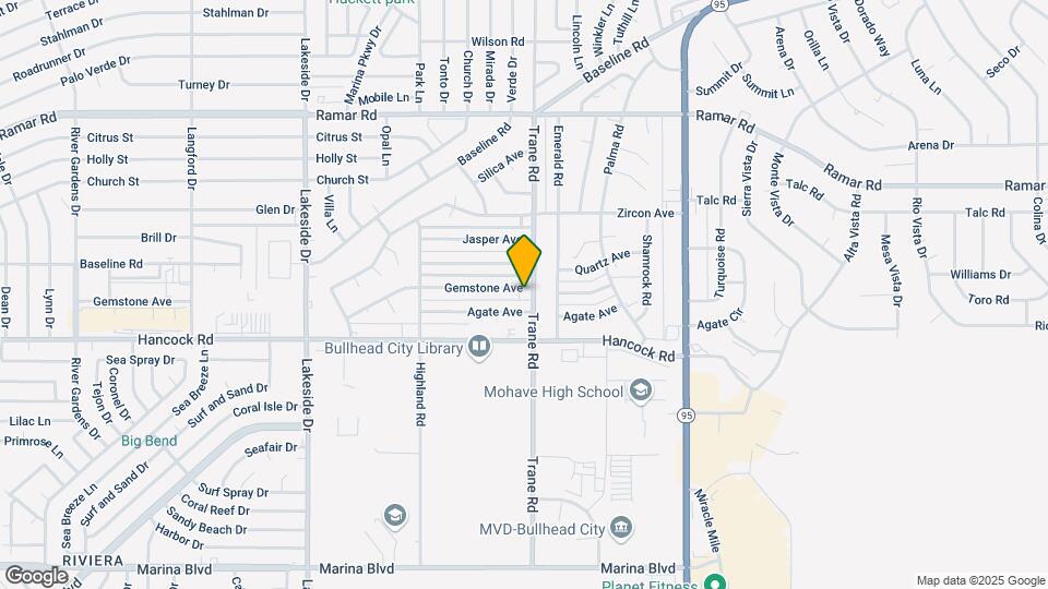 1705 Trane Rd Map and Location Details