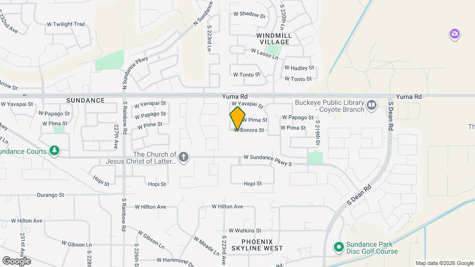 22249 W Sonora St Mapa y Detalles de la Ubicación