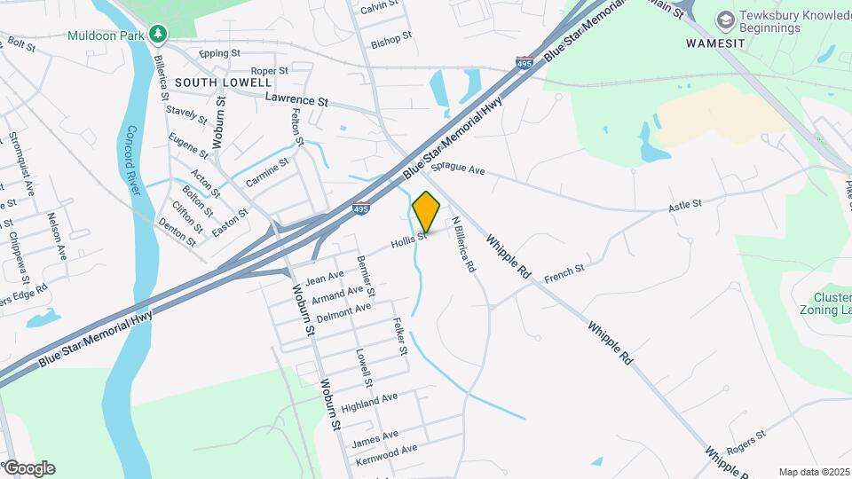 87 Hollis St, Unit 2nd Flr Map and Location Details