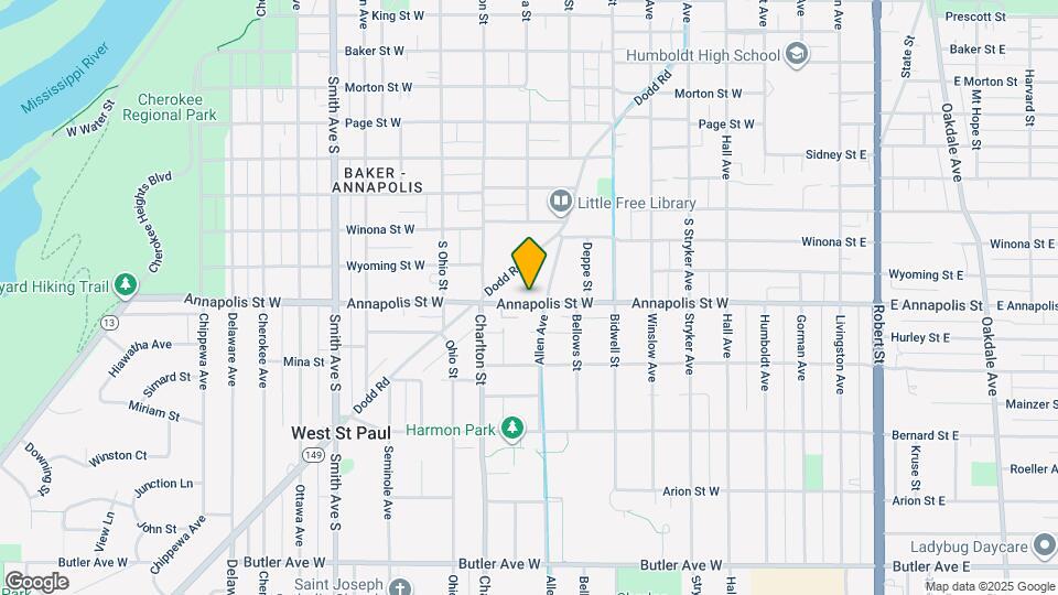 203 Annapolis St W, Unit 1 Map and Location Details
