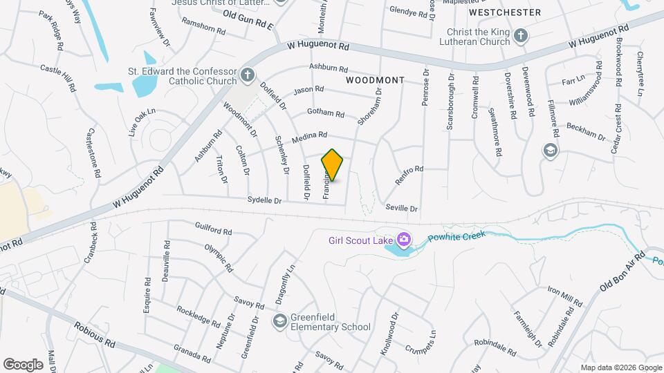 2317 Francine Rd Mapa y Detalles de la Ubicación