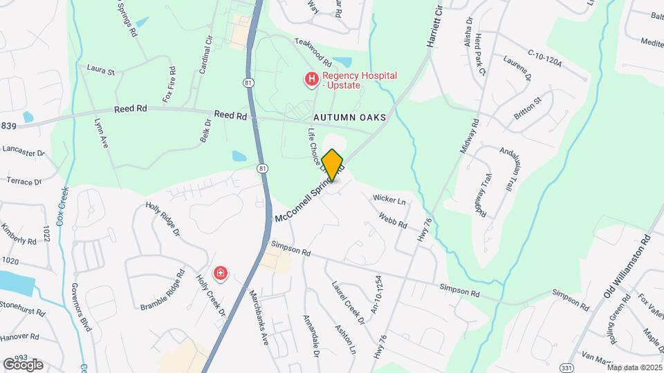 901 Autumn Oaks Map and Location Details