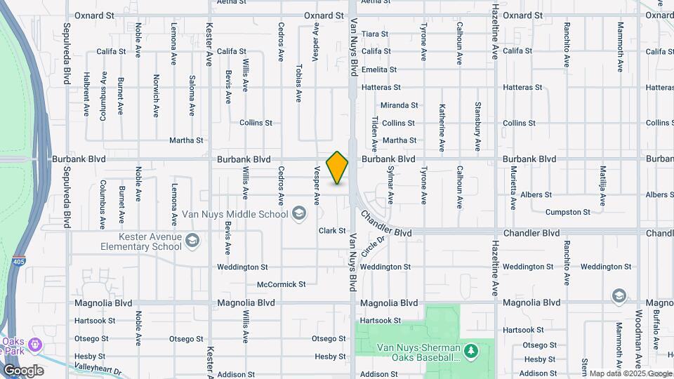 14525 Albers St Map and Location Details