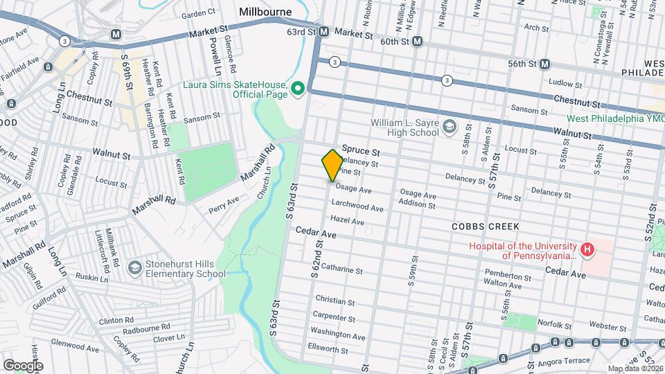 431 S 62nd St Map and Location Details