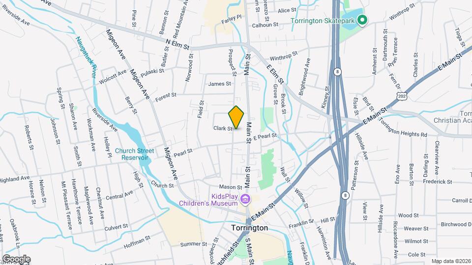 444 Prospect St Map and Location Details