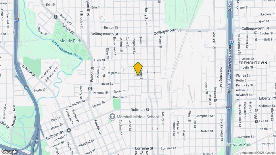 1413 Mcneil St Map and Location Details