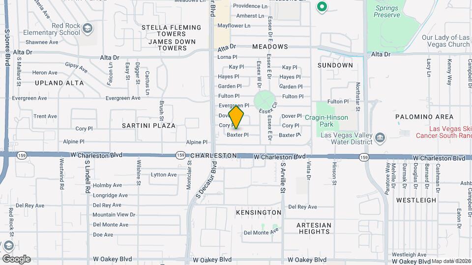 4612 Baxter Pl Map and Location Details