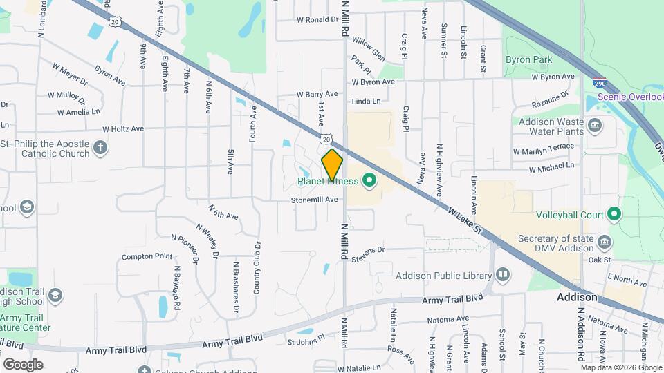 530 N Mill Rd Mapa y Detalles de la Ubicación