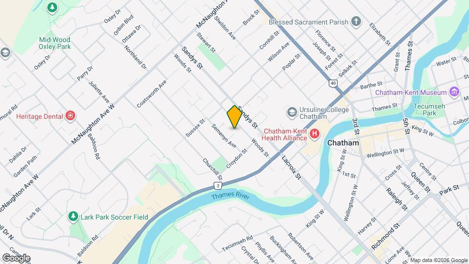 41-45 Semenyn Av Map and Location Details