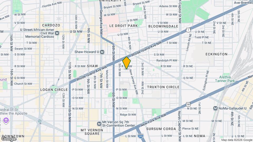 409 Warner St NW Map and Location Details