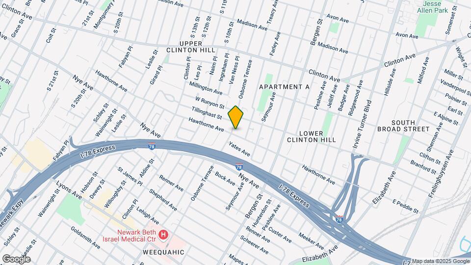 295 Hawthorne Ave-Unit -2D Map and Location Details