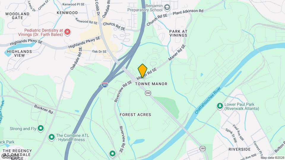 5104 Manerdale Dr SE Map and Location Details