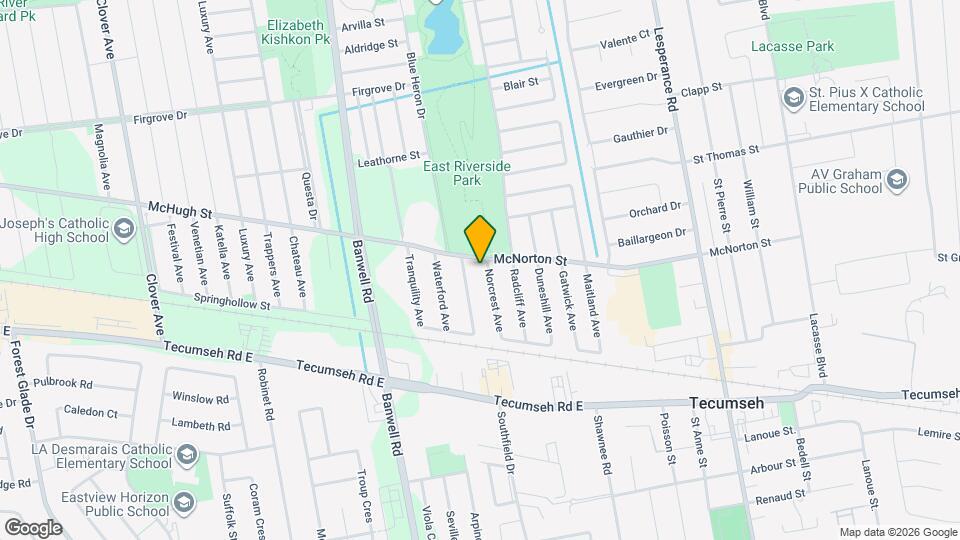 2327 Norcrest Ave Map and Location Details