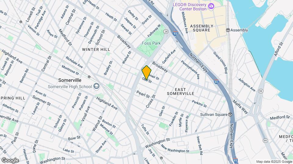 28 Otis St, Unit 28R Map and Location Details