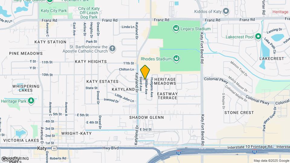 1511 Miller Ave Map and Location Details