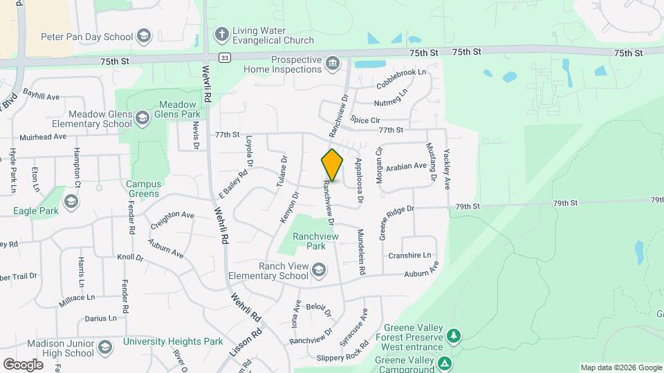 1736 Ranchview Dr Mapa y Detalles de la Ubicación