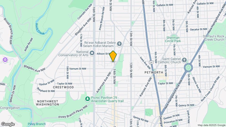 4322 14th St Nw Map and Location Details