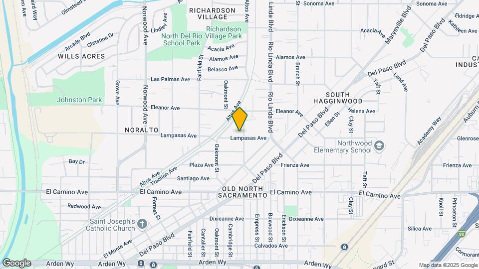 2601 Beaumont St Map and Location Details