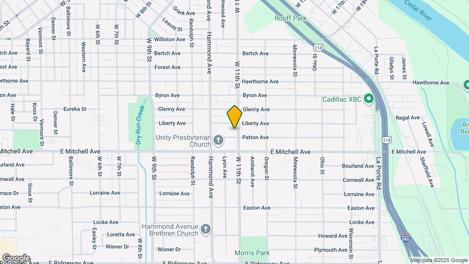 1416 W 11th St Map and Location Details