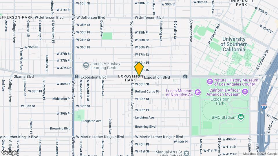 1256 Exposition Blvd Map and Location Details