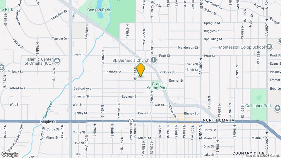 6536 Emmet St Map and Location Details