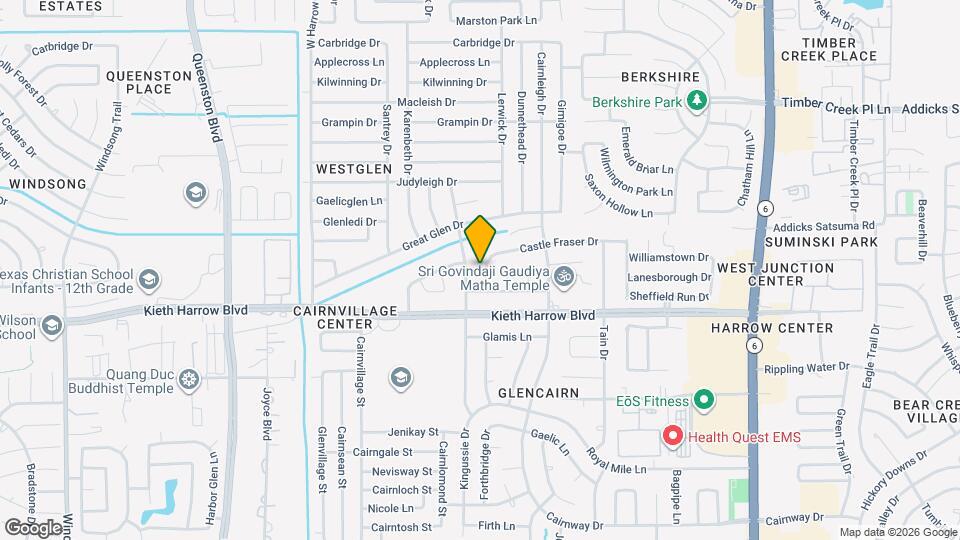 5019 Forthbridge Dr Map and Location Details