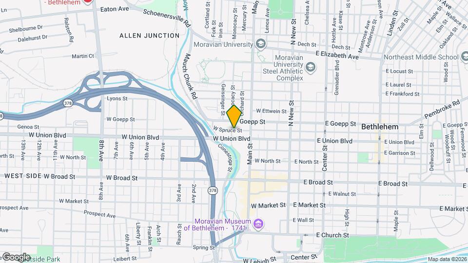 Monocacy Apartments Mapa y Detalles de la Ubicación