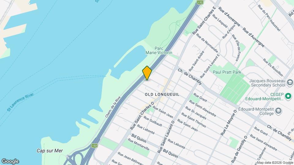 Condo de la Place des Quais Map and Location Details