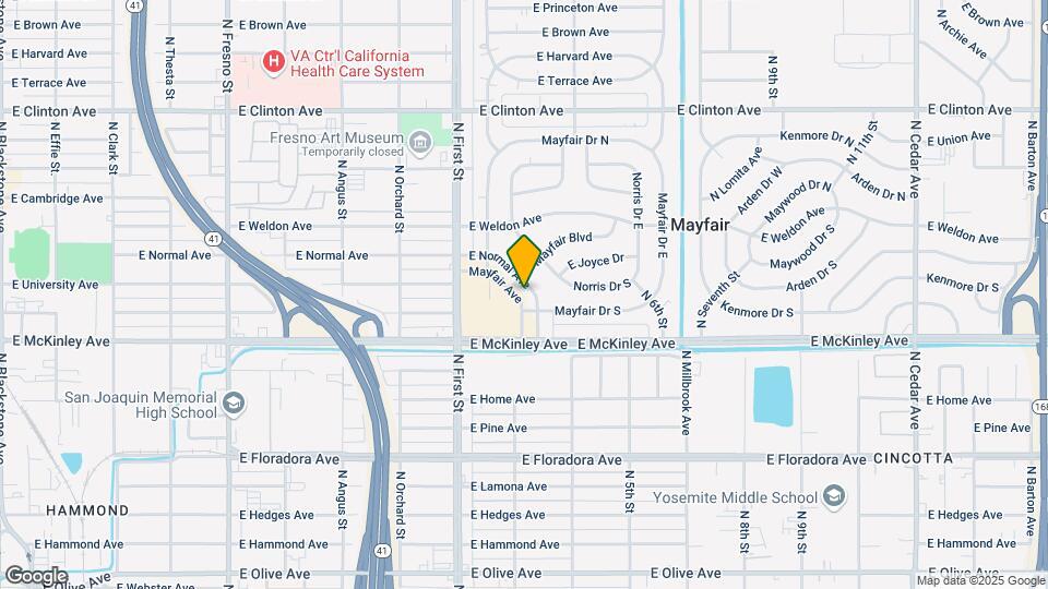 3312 E Normal Ave Map and Location Details