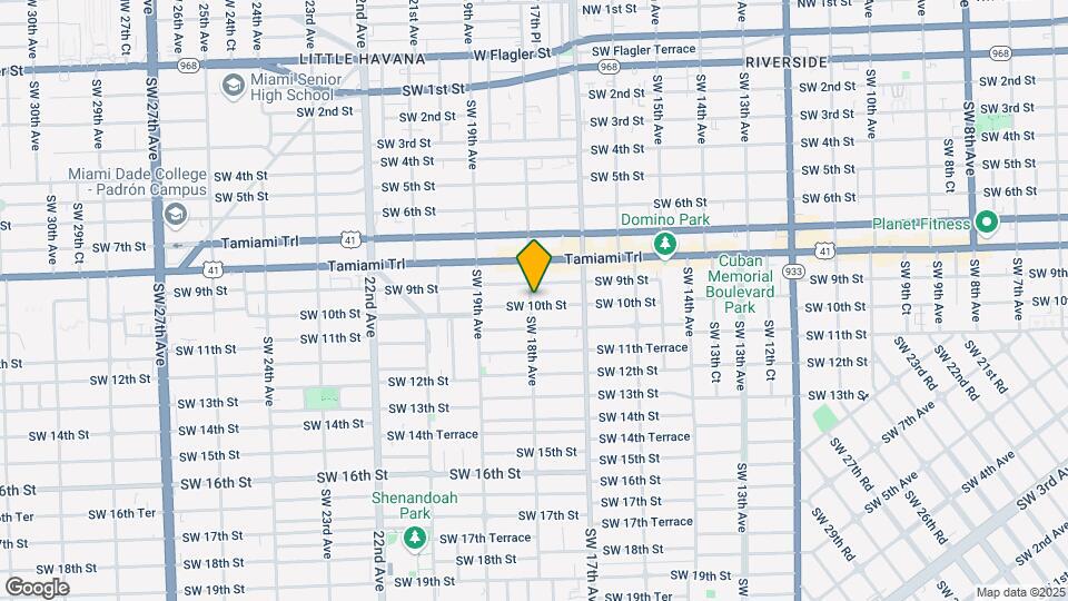 927 SW 18th Ave Map and Location Details