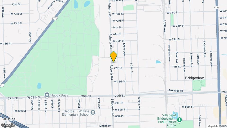 7651 S Roberts Rd Map and Location Details
