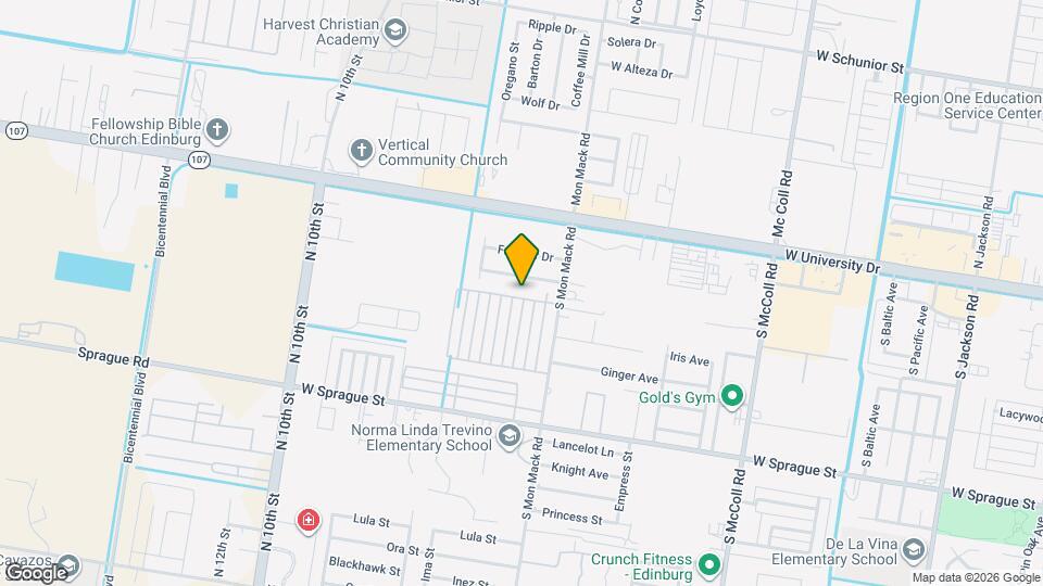 3703 W Tinsley Ave, Unit 1 Map and Location Details