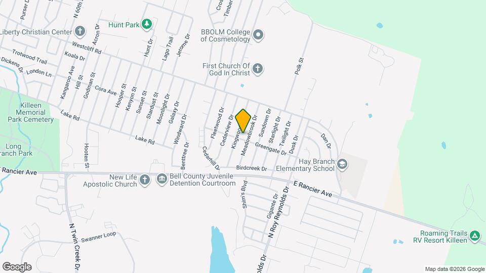 1905 Meadowbrook Dr Map and Location Details