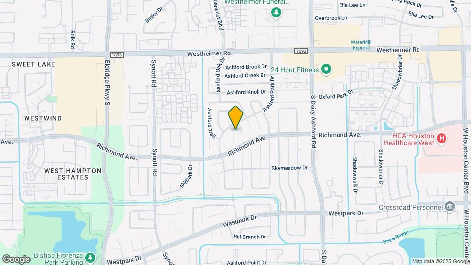 3115 Ashford Bend Dr Map and Location Details