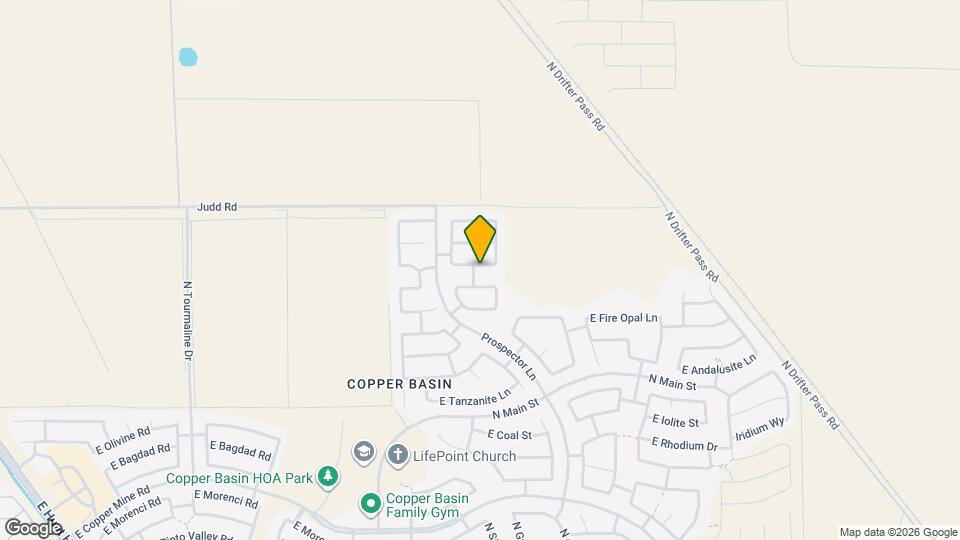 4151 E Aragonite Ln Map and Location Details