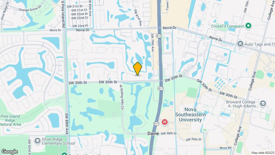 8004 SW 29th St Map and Location Details