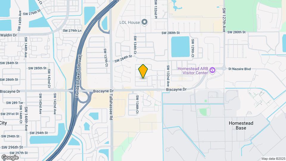 13373 SW 287th St Map and Location Details